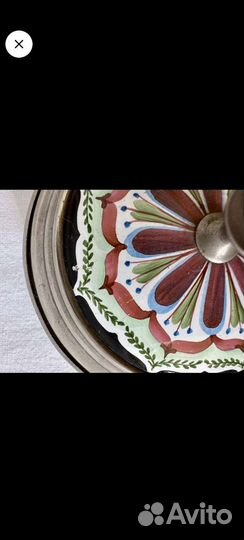 Шкатулка пудренница ленэмаль СССР