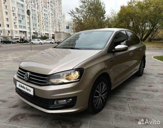 Volkswagen Polo 1.6 AT, 2016, 116 000 км