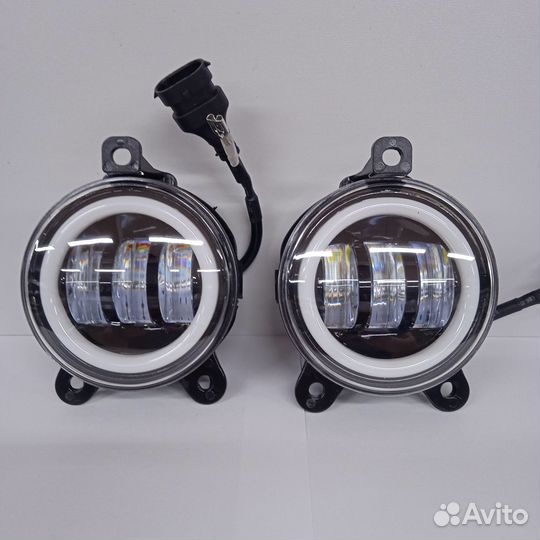 LED противотуманки Приора-1, ГАЗель, с дхо