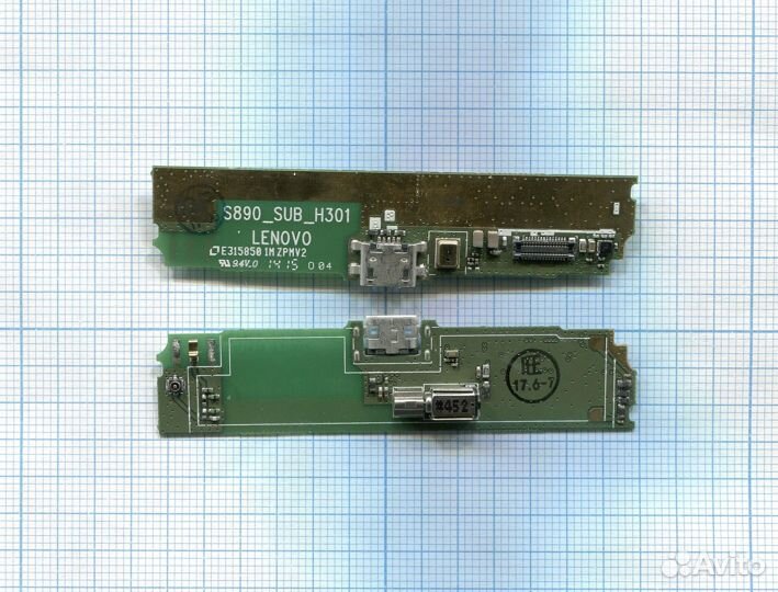 Разъем Micro USB Lenovo S890
