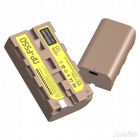 Аккумулятор Ulanzi Sony NP-F550 3500mAh с зарядкой