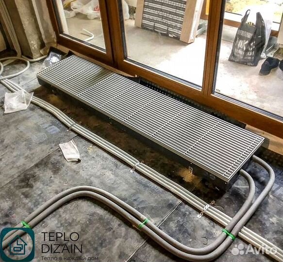 Конвектор внутрипольный водяной