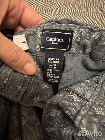 Брюки для девочки 140-146 gap, zara (3 шт)
