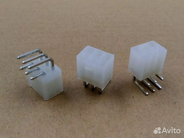 Разъем 6 pin на хэш плату для асика
