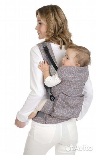 Эргорюкзак babyton Слинг серый