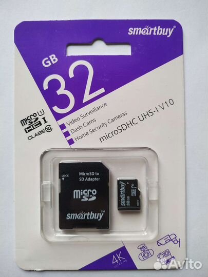 Карты памяти microsdxc 64Gb для видеонаблюдения