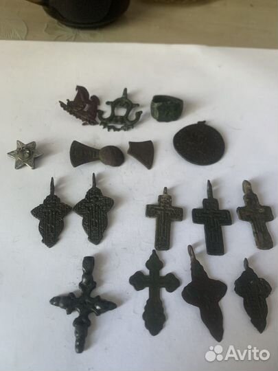 Кресты монеты серебрянная дожка