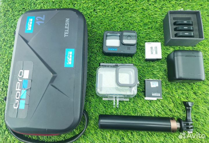 Экшн-камера GoPro hero 12 с отличным комплектом