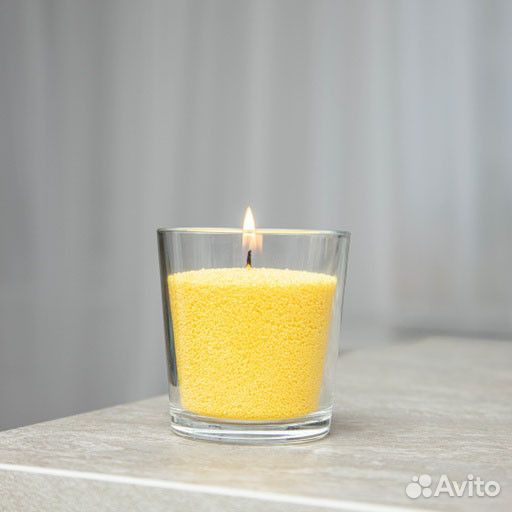 100 гр. Цветные свечи насыпные Органика желтый