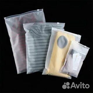 Белые, матовые зип пакеты