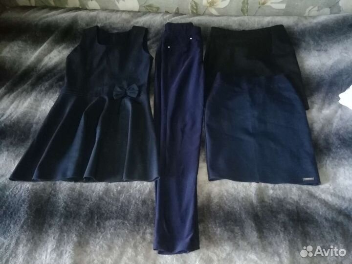 Вещи школьные пакетом на девочку 140-152