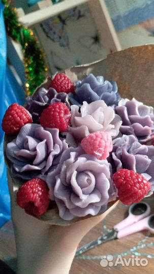 Букет из мыла ручной работы