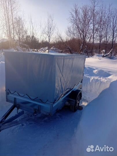 Тент на легковой прицеп усиленный