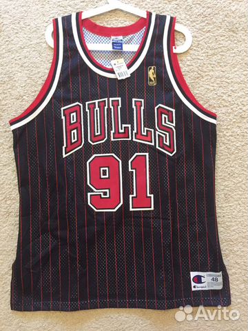 Champion NBA джерси Dennis Rodman Chicago Bulls
