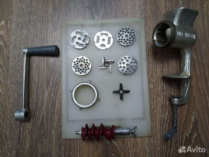 Мясорубка ручная СССР, чугун, гост 4025-83