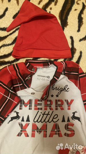 Слип новогодний 62 68