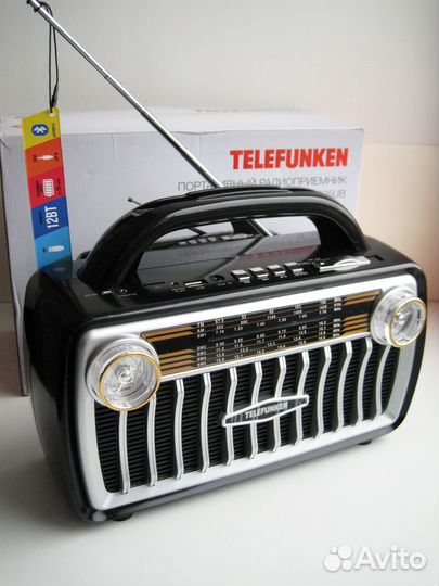 Bluetooth стереорадиоприемник Telefunken 1695новый