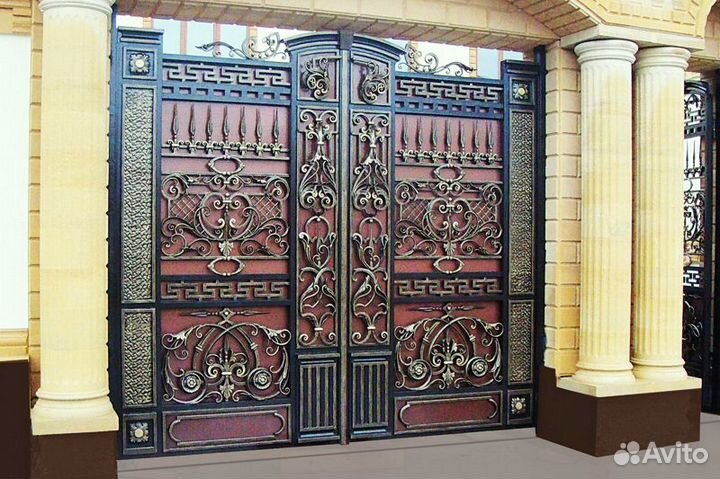 Кованые ворота и калитки