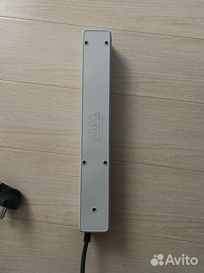 Сетевой фильтр (пилот) ZIS, 6 розеток, 5м