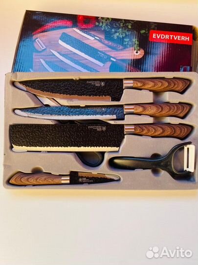 Набор ножей 6 в 1 новые