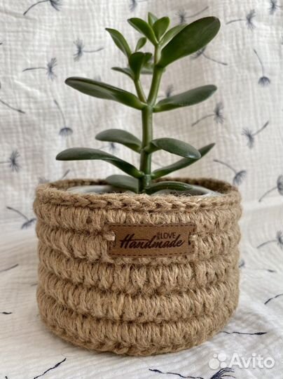 Корзинки из джута в подарок