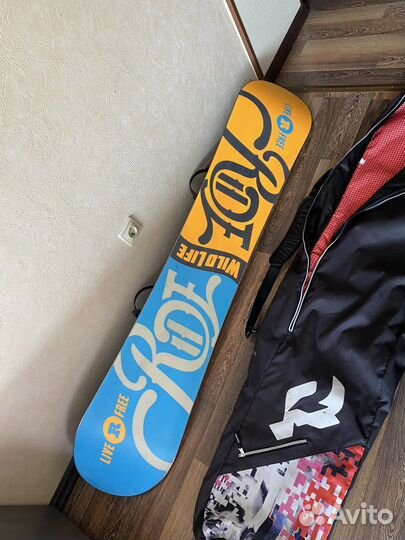 Сноуборд Ride с криплениями, 167см