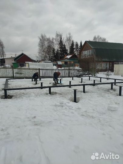 Винтовые сваи ремонт фундамента