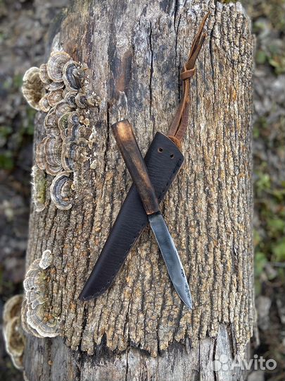 Нож кованый у8 традиционный