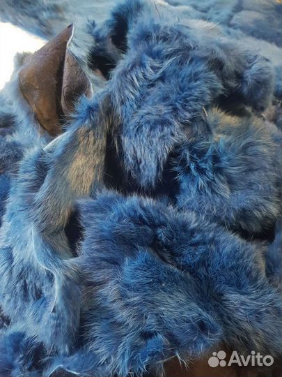 Куски меха кролика