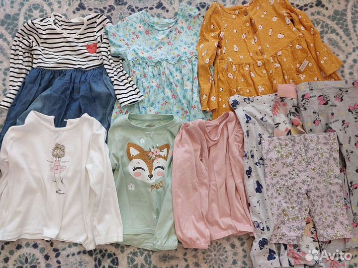 Вещи пакетом для девочки 2-3 года