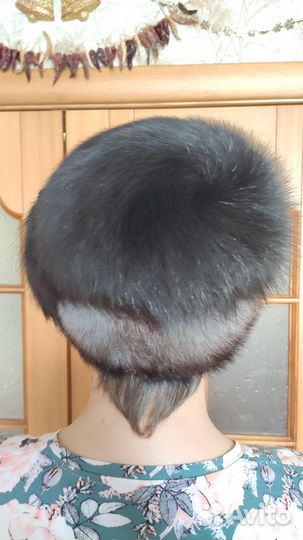 Шапка зимняя женская норка + каракульча