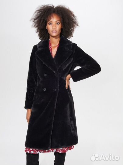 Искусственная шуба пальто Mohito новое 32-34