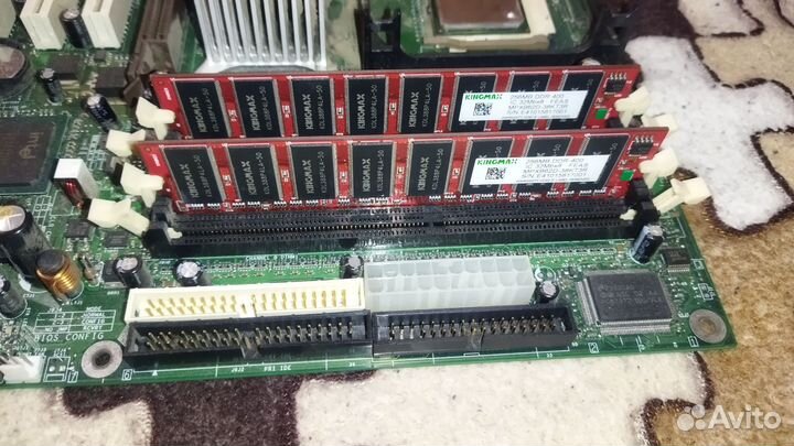 Материнка intel D865GBF с процом и оперативкой