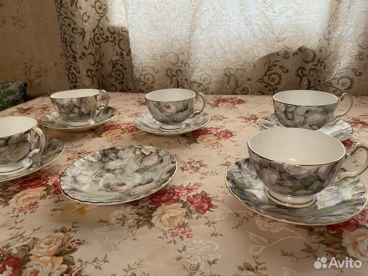 Yamasen gold collection 24ct чайный сервиз