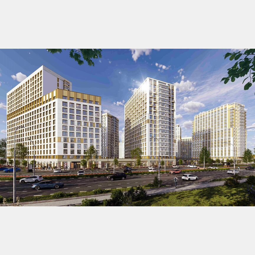 1-к. квартира, 40,7 м², 5/18 эт.
