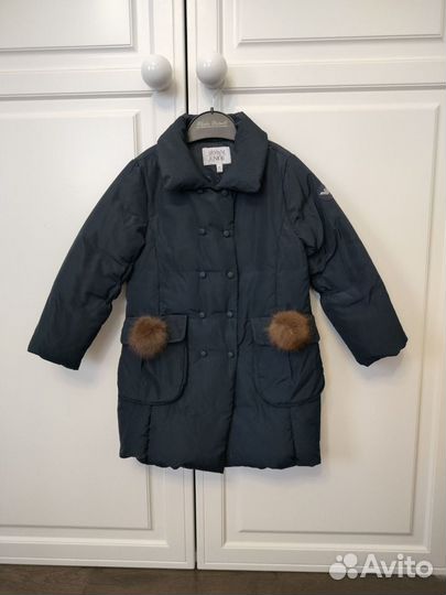 Пальто зимнее детское рост 106