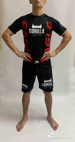 Комплект(футболка и шорты) Gorilla-eagle FC Red