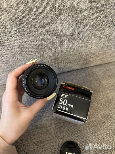 Объектив canon EF 50mm 1 8