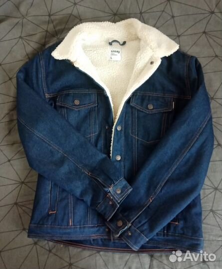 Куртка мужская джинсовая утепленная