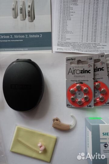 Слуховой аппарат Siemens intuis 2m + Батарейки