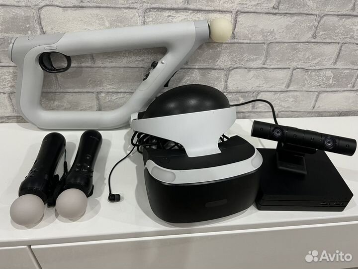 Sony playstation 4 vr шлем + aim controller