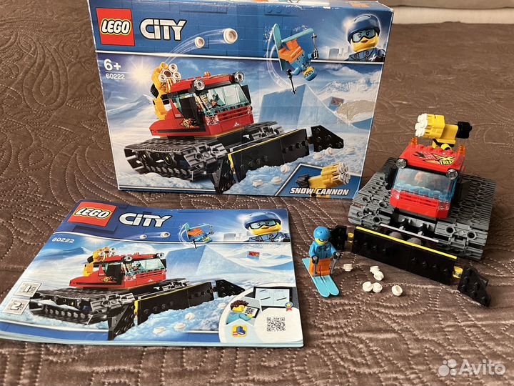 Lego 60222 Оригинал Снегоуборочная машина