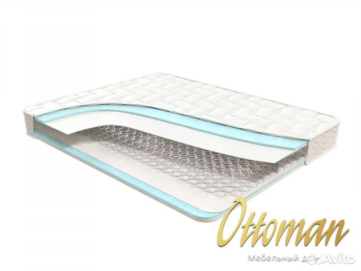 Кровать интерьерная 180 на 200 c матрасом