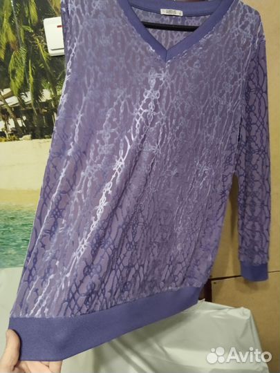 Джемпер ажурный 50