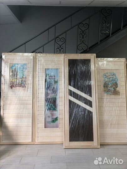 Двери для бань и саун(стеклянные и деревянные)