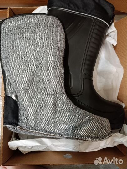 Сапоги резиновые утепленные мужские