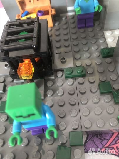 Lego майнкрафт заброшеная шахта