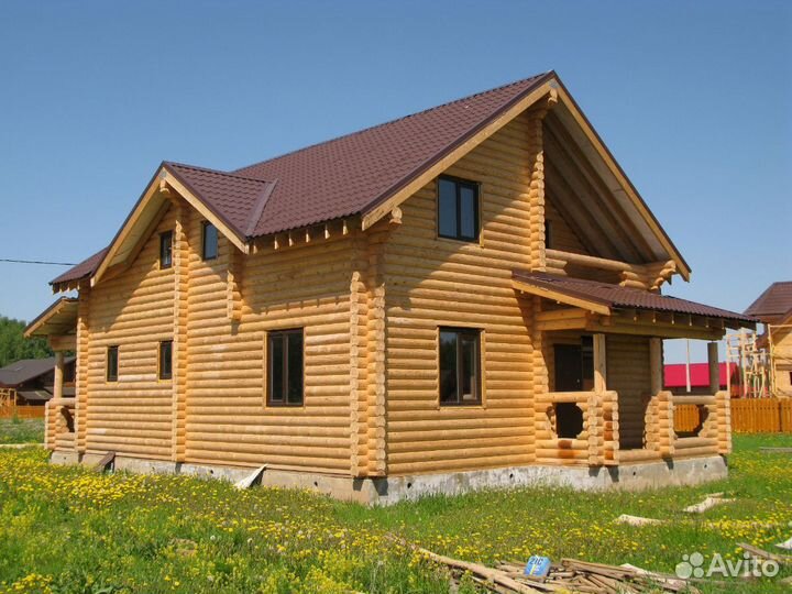 Строительство деревянных домов бань из бревна