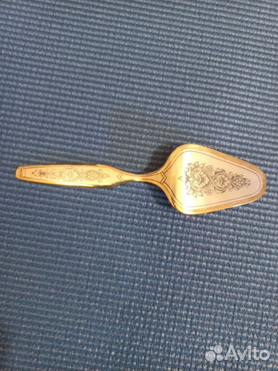 Серебряная лопатка для торта Северная чернь