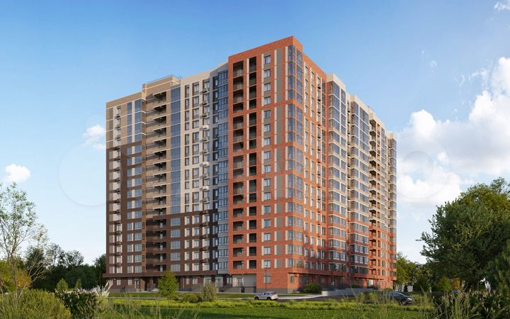 3-к. квартира, 68 м², 6/17 эт.